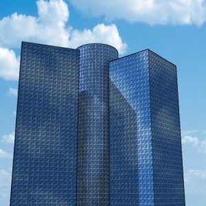 A 3D Model of Azrieli towers I made in 2005